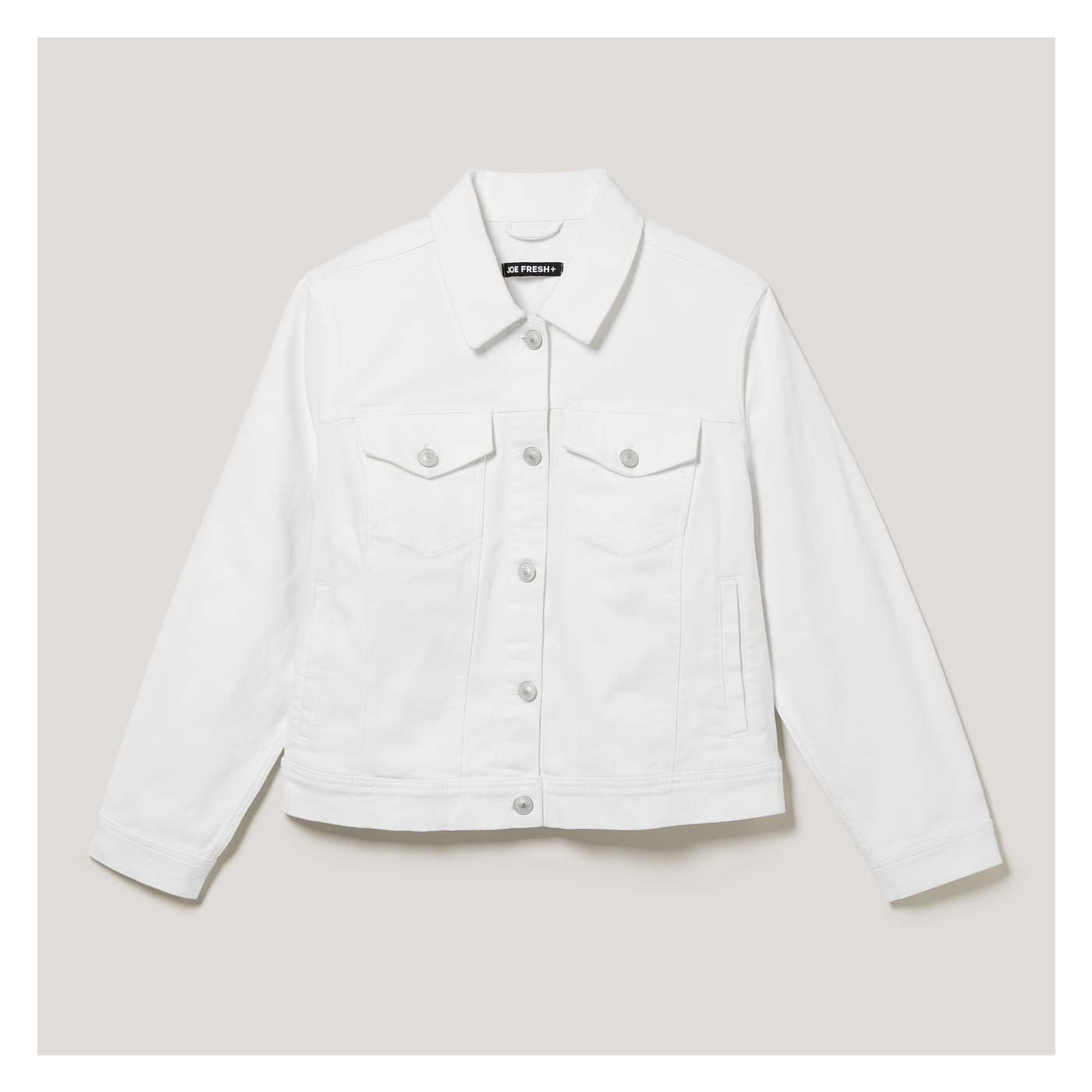 Denim Jacket in Off White from Joe Fresh